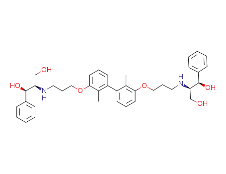 (1R,1'R,2R,2'R)-2,2'-((((2,2'-dimethyl-[1,1'-biphenyl]-3,3'-diyl)bis(oxy))bis(propane-3,1-diyl))bis(azanediyl))bis(1-phenylpropane-1,3-diol)