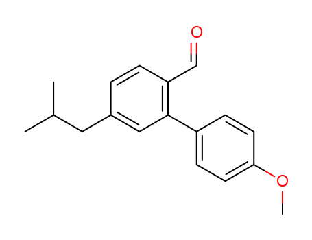 5-isobutyl-4'-methoxy-[1,1'-biphenyl]-2-carbaldehyde