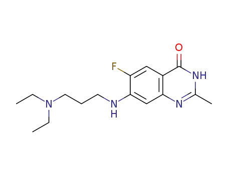 7-((3-(diethylamino)propyl)amino)-6-fluoro-2-methylquinazolin-4(3H)-one
