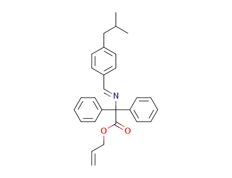 allyl (E)-2-((4-isobutylbenzylidene)amino)-2,2-diphenylacetate