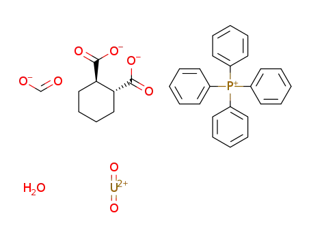 [PPh4][UO2(trans-(R)-1,2-cyclohexanedicarboxylate)(HCOO)]*(H2O)