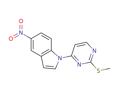1-(2-(methylthio)pyrimidin-4-yl)-5-nitro-1H-indole