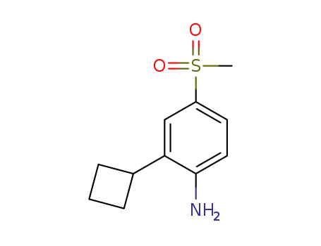 2-cyclobutyl-4-(methylsulfonyl)aniline