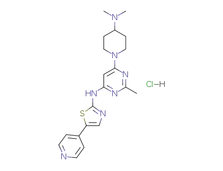 [6-(4-dimethylaminopiperidin-1-yl)-2-methylpyrimidin-4-yl](5-pyridin-4-yl-thiazol-2-yl)amine hydrochloride