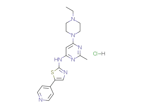 [6-(4-ethylpiperazin-1-yl)-2-methylpyrimidin-4-yl](5-pyridin-4-yl-thiazol-2-yl)amine hydrochloride