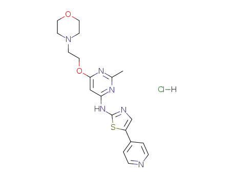 [2-methyl-6-(2-morpholin-4-ylethoxy)pyrimidin-4-yl](5-pyridin-4-yl-thiazol-2-yl)amine hydrochloride