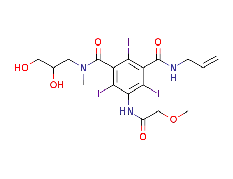 5-methoxyacetamido-2,4,6-triiodophthalic acid [(allylamino)-(2,3-dihydroxy-N-methylpropyl)]diamide