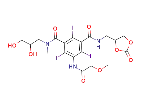 5-methoxyacetamido-2,4,6-triiodoisophthalic acid {[(2-oxo-1,3-dioxolan-4-yl)methyl]-(2,3-dihydroxy-N-methylpropyl)}diamide