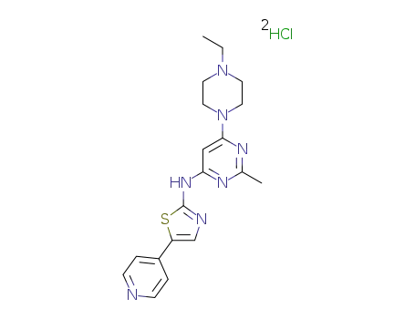 [6-(4-ethyl-piperazin-1-yl)-2-methyl-pyrimidin-4-yl]-(5-pyridin-4-yl-thiazol-2-yl)amine hydrochloride