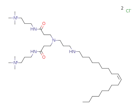 3,3'-((3,3'-((3-(octadec-9-en-1-ylamino)propyl)azanediyl)bis(propanoyl))bis (azanediyl)) bis(N,N,N-trimethylpropan-1-aminium) chloride