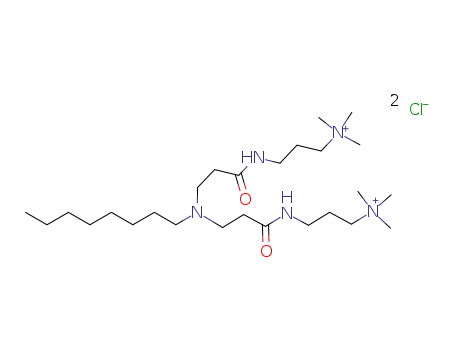 ((3,3'-(octylazanediyl)bis(propanoyl))bis(azanediyl))bis(N,N,N-trimethylpropan-1-aminium) chloride