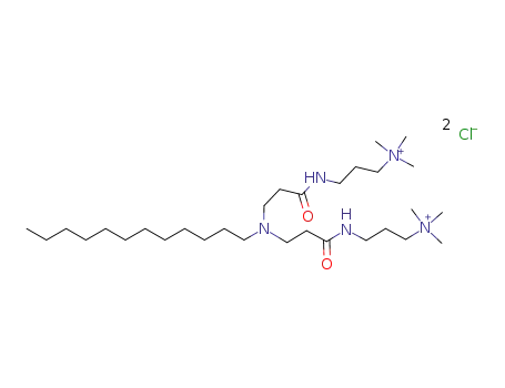 3,3'-((3,3'-(dodecylazanediyl)bis(propanoyl))bis(azanediyl))bis(N,N,N-trimethylpropan-1-aminium) chloride