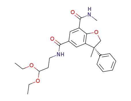 (S*)-N5-(3,3-diethoxypropyl)-N7,3-dimethyl-3-phenyl-2,3-dihydrobenzofuran-5,7-dicarboxamide