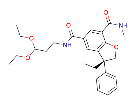 (S*)-N5-(3,3-diethoxypropyl)-3-ethyl-N7-methyl-3-phenyl-2,3-dihydrobenzofuran-5,7-dicarboxamide