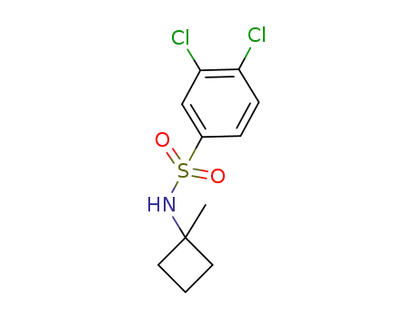3,4-dichloro-N-(1-methylcyclobutyl)benzenesulfonamide
