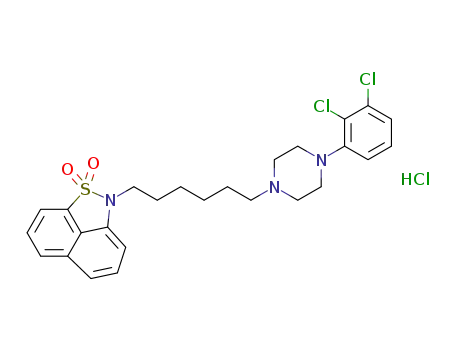 2-{6-[4-(2,3-dichlorophenyl)piperazin-1-yl]hexyl}-(2H)naphtho[1,8-cd][1,2]thiazole-1,1(2H)-dione hydrochloride
