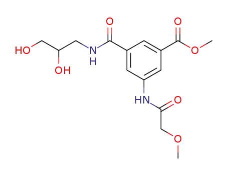 3-[(2,3-dihydroxypropylaminoformyl)]-5-[(methoxyacetyl)amino]benzoic acid methyl ester
