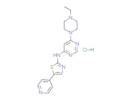 [6-(4-ethylpiperazin-1-yl)pyrimidin-4-yl](5-pyridin-4-yl-thiazol-2-yl)amine hydrochloride