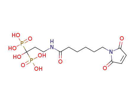 (3‐{[6‐(2,5‐dioxo‐2,5‐dihydro‐1H‐pyrrol‐1‐yl)hexanoyl]amino}‐1‐hydroxypropane‐1,1‐diyl)bis(phosphonic acid)