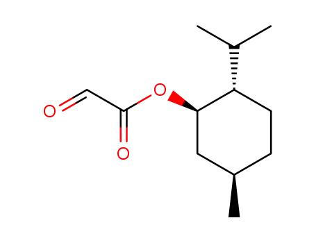 Molecular Structure of 26315-61-7 ((1R)-(-)-Menthyl glyoxylate hydrate)