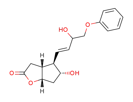 7α-hydroxy-6β-(3'-hydroxy-4'-phenoxy-1'E-butenyl)-2-oxabicyclo<3.3.0>octan-3-one