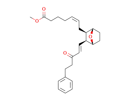 (Z)-7-[(1S,2R,3S,4R)-3-((E)-3-Oxo-5-phenyl-pent-1-enyl)-7-oxa-bicyclo[2.2.1]hept-2-yl]-hept-5-enoic acid methyl ester