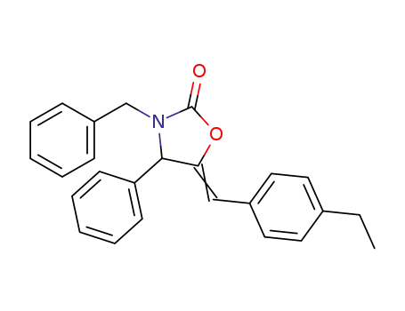 3-benzyl-5-(4-ethylbenzylidene)-4-phenyloxazolidin-2-one