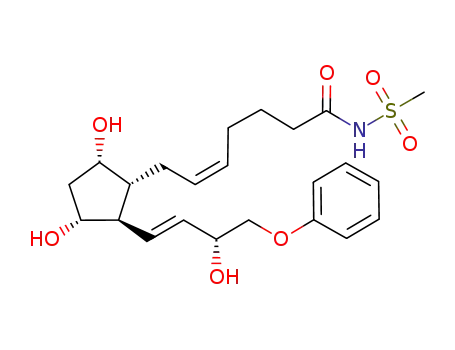N-(methanesulfonyl)-16-phenox-ω-tetranor-PGF2α-carboxamide