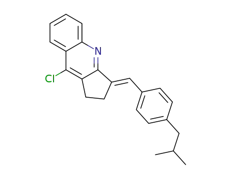 (E)-9-chloro-3-(4-isobutylbenzylidene)-2,3-dihydro-1H-cyclopenta[b]quinoline
