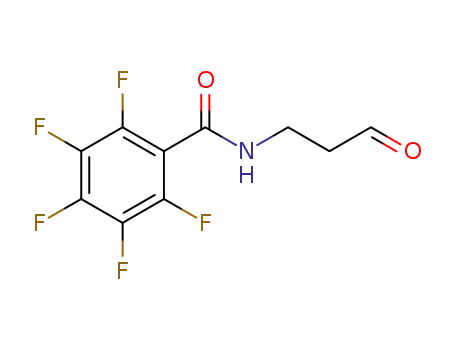 2,3,4,5,6-pentafluoro-N-(3-oxopropyl)benzamide