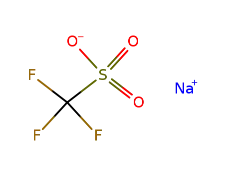 Molecular Structure of 2926-30-9 (Sodium trifluoromethanesulfonate)