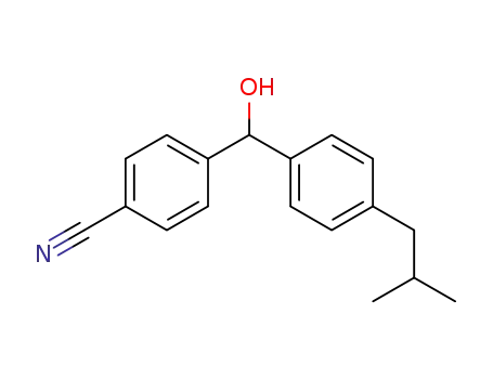 4-(hydroxy(4-isobutylphenyl)methyl)benzonitrile