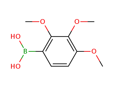 Molecular Structure of 118062-05-8 (2,3,4-Trimethoxyphenylboronic acid)