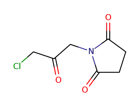 Molecular Structure of 85834-38-4 (2,5-Pyrrolidinedione, 1-(3-chloro-2-oxopropyl)-)