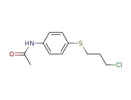 Molecular Structure of 78234-11-4 (Acetamide, N-[4-[(3-chloropropyl)thio]phenyl]-)