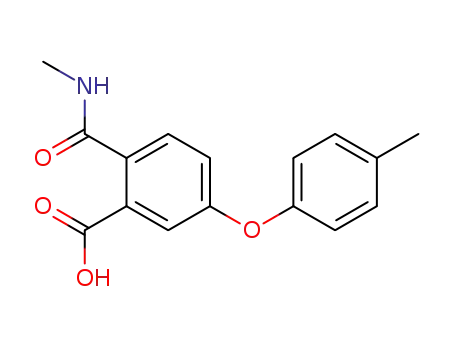 N-Methyl-5-(4-methylphenoxy)phthalamic acid