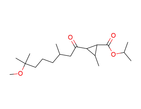 2-(7-Methoxy-3,7-dimethyl-octanoyl)-3-methyl-cyclopropanecarboxylic acid isopropyl ester