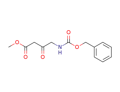 Molecular Structure of 82961-77-1 (3-OXO-4-(CBZ-AMINO)-BUTANOIC ACID METHYL ESTER)