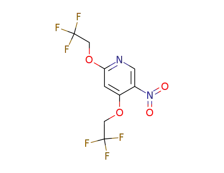 2,4-di-(β,β,β-trifluoroethoxy)-5-nitropyridine