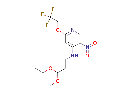 4-(3',3'-diethoxypropylamino)-5-nitro-2-(β,β,β-trifluoroethoxy)-pyridine