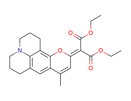 2-(8-Methyl-2,3,5,6-tetrahydro-1H,4H-11-oxa-3a-aza-benzo[de]anthracen-10-ylidene)-malonic acid diethyl ester