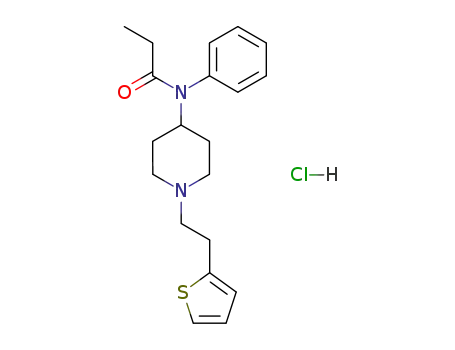 N-Phenyl-N-<1-<2-(2-thienyl)ethyl>-4-piperidyl>propanamide Hydrochloride