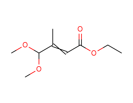 2-Butenoic acid,4,4-dimethoxy-3-methyl-, ethyl ester