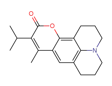 10-isopropyl-9-methyl-2,3,6,7-tetrahydro-1H,5H,11H-chromeno<6,7,8-i,j>quinolizin-11-one