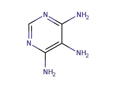 Molecular Structure of 118-70-7 (4,5,6-TRIAMINOPYRIMIDINE)