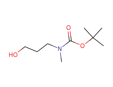 Molecular Structure of 98642-44-5 (tert-butyl 3-hydroxypropylmethylcarbamate)