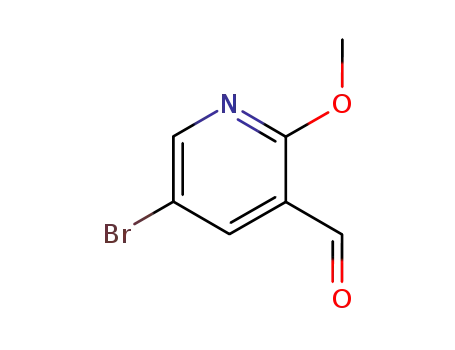 Molecular Structure of 103058-87-3 (5-BROMO-2-METHOXY-PYRIDINE-3-CARBALDEHYDE)