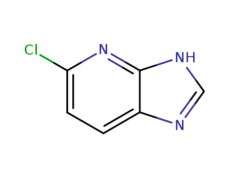 Molecular Structure of 52090-89-8 (5-chloro-3H-imidazo[4,5-b]pyridine)
