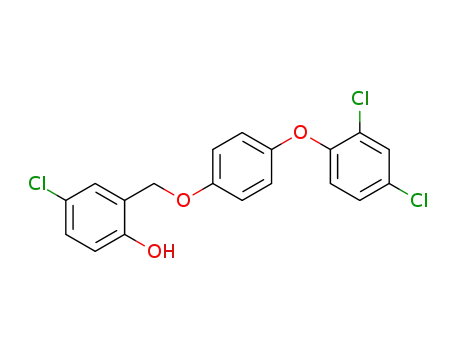 4-Chloro-2-[4-(2,4-dichloro-phenoxy)-phenoxymethyl]-phenol