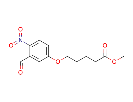 5-(3-Formyl-4-nitro-phenoxy)-pentanoic acid methyl ester